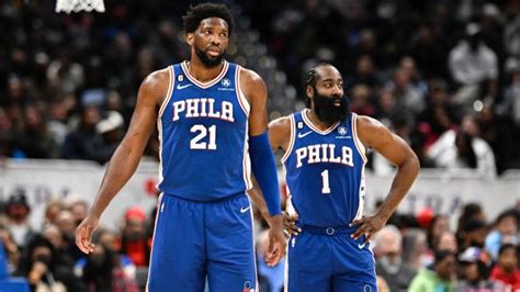 WATCH: 76ers' James Harden surprises Joel Embiid 